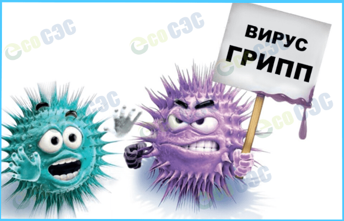 Защита от гриппа с помощью дезинфекции - фото